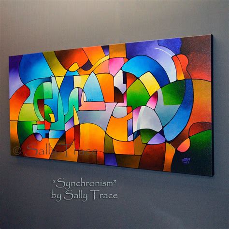 At artranked.com find thousands of paintings categorized into thousands of categories. Synchronism Original Geometric Painting - Original ...