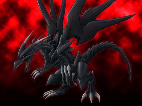 I'm more of a blue eyes fan myself but i do love the spikey dark (possibly dead? Red-Eyes B. Dragon - Heroes Wiki
