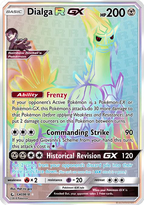 Fake Tcg Cards Rr Dialga By That Ivy Guy On Newgrounds