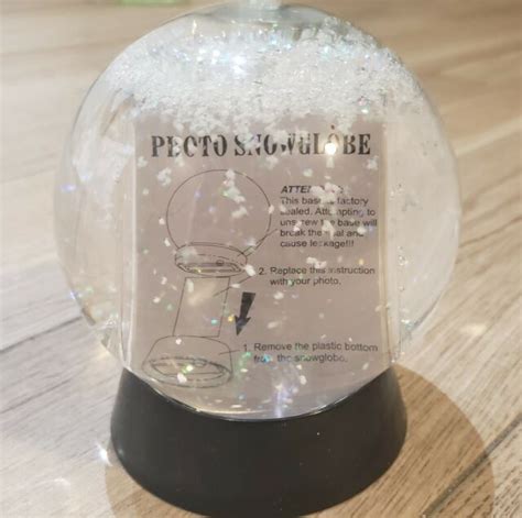 Photo Snow Globe Insert Your Own Photo Makes A Great T New Ebay