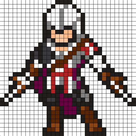 Assassins Creed Perler Bead Pattern Bead Sprite Doe Het Zelf En