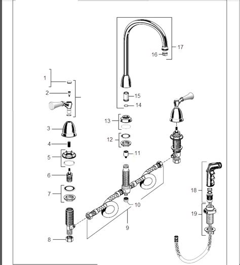 Replacement cartridges, handles, repair kits & everything needed to keep your faucet american standard is a brand that contractors and homeowners alike turn to time and time again for excellent quality parts and accessories. American Standard Single Handle Kitchen Faucet Repair ...