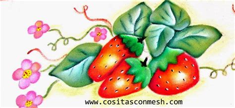En fin, les presentaremos algunas. Cómo pintar fresas en tela para la cocina ~ cositasconmesh