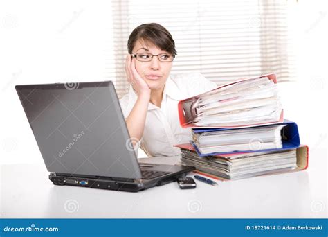 Over Worked Stock Photo Image Of Manager Person Isolated 18721614