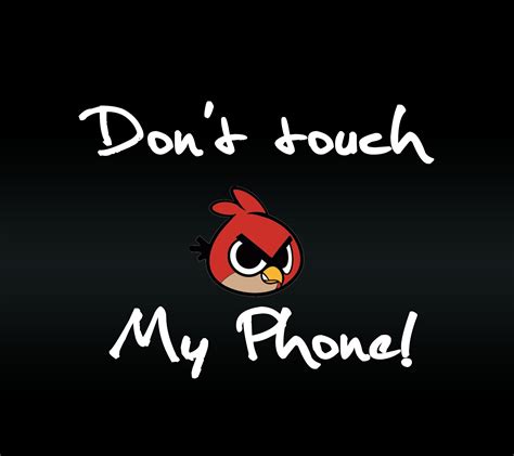 Maybe you would like to learn more about one of these? Don't Touch My Phone Angry Bird Edition | Phone lock ...