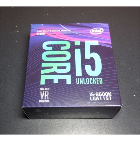 Intel Core I5 8600k Procesador 6 Cores 43 Ghz Open Box Mercado Libre