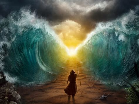 Moses Red Sea Clip Art