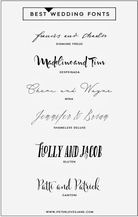 6 Best Wedding Fonts For 2014 Font Bundle