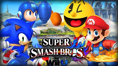 Ssbu Mario Vs Megaman Vs Pacman Vs Sonic Super Smash