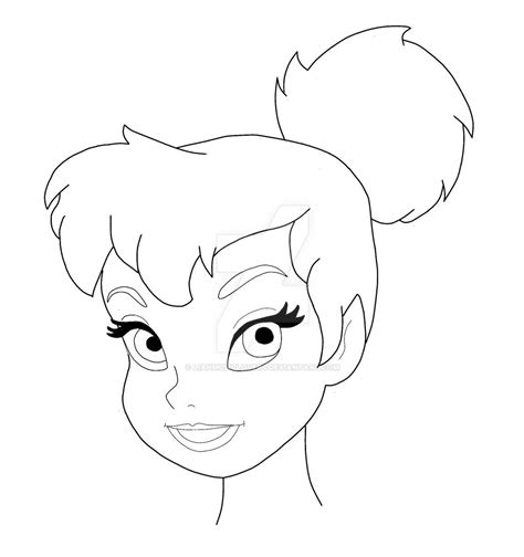 Tinkerbell Outline By Liahmusiclover4 On Deviantart