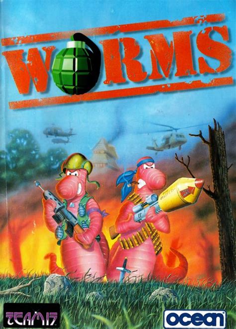 Worms 1995 Box Cover Art Mobygames