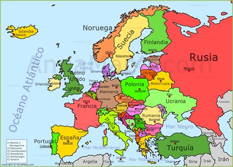 P rofe T otal MAPA POLÍTICO DE EUROPA