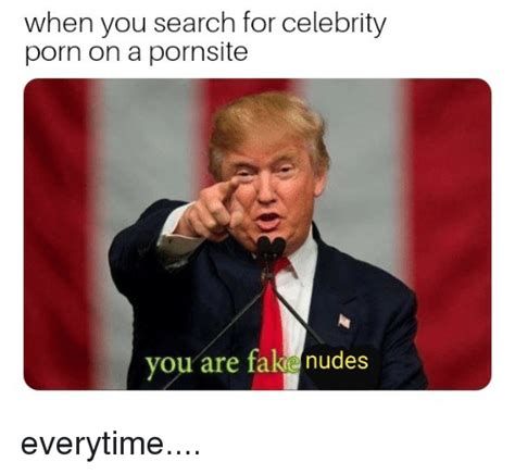 When You Search For Celebrity Porn On A Pornsite You Are Fake Nudes Fake Meme On Me Me