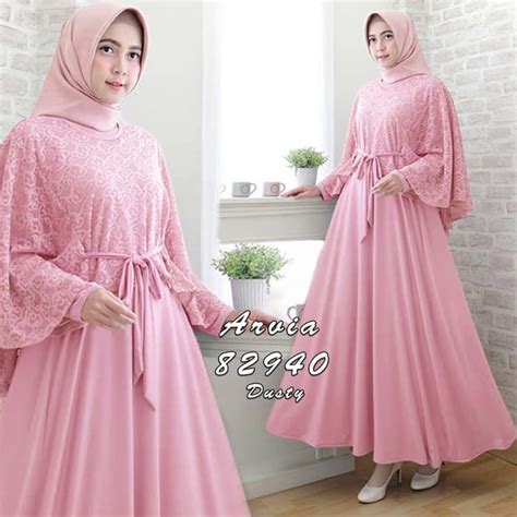 Maybe you would like to learn more about one of these? Gamis Brokat Modern kombinasi Arvia FG - Gamissyari.net