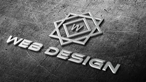 How To Make 3d Steel Logo Mockup In Photoshop 3d Logo Mockup Design