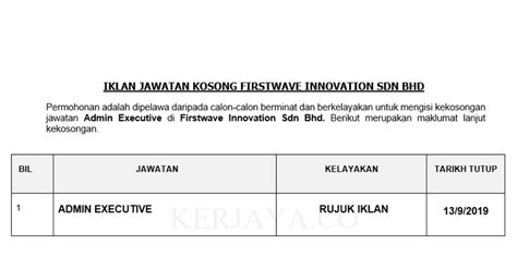 Permata bonda empire sdn bhd. Permohonan Jawatan Kosong Firstwave Innovation Sdn Bhd ...