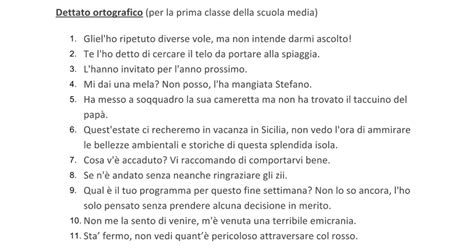Lezioni con esempi, esercizi svolti e attività didattiche per la scuola primaria, classe terza. Dettato ortografico per la prima classe della scuola media ...