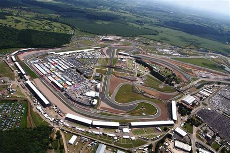Aerial View Of Silverstones Grand Prix Circuit Taken At The 2010 Airasia British Grand Prix