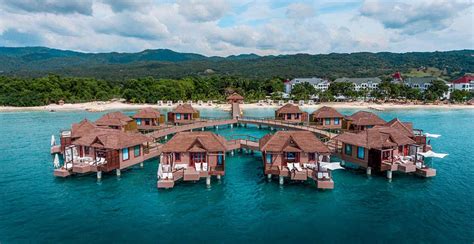 Overwater Bungalow Honeymoon Sandals Over Water Jamaica Vacation Rentals