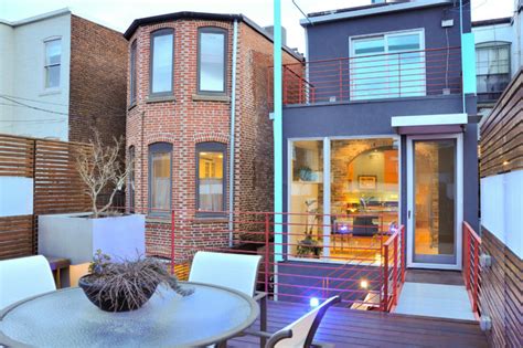 Capitol Hill Row House - Contemporary - Exterior - DC ...
