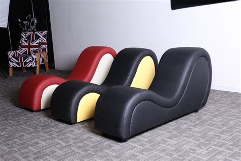 Kama Sutra Chaise Tantra Chair Sex Sofa Love Couch Yoga Seat Redandwhite Color