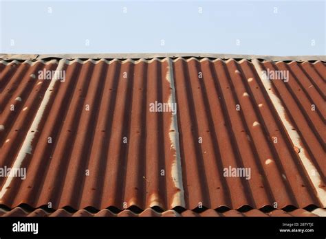 Rusty Corrugated Tin Roof High Resolution Stock Photography And Images