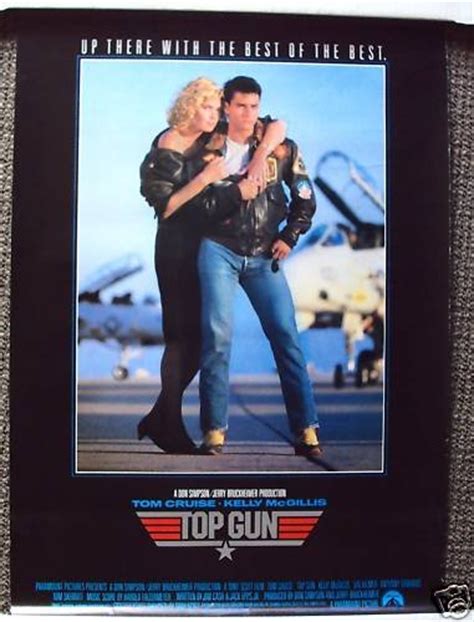Top Gun Original Navy Poster Tom Cruise Kelly Mcgillis