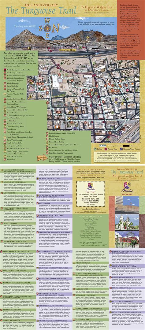 Map Of Downtown Tucson Hotels Rey Lovell
