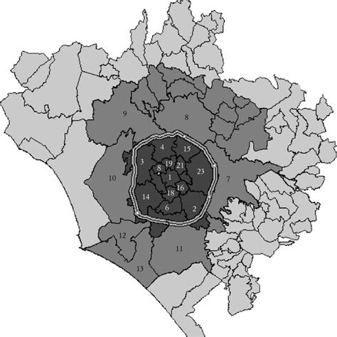 Fig A1 Map Of Milan Metropolitan Area Download Scientific Diagram