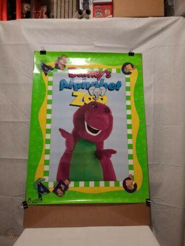 Barneys Alphabet Zoo Movie Poster 24 X 32 Has Crease As Shown See