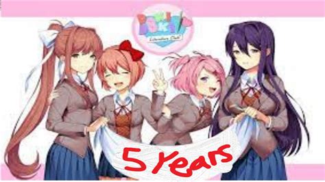 There Might Be Another Ddlc Game Coming Soon Ddlc 5 Year Anniversary
