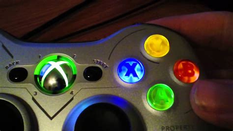 Modded Xbox 360 Controller Abxy Led Mod Youtube