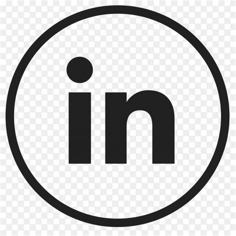 Icon Linkedin In Circle Png Similar Png