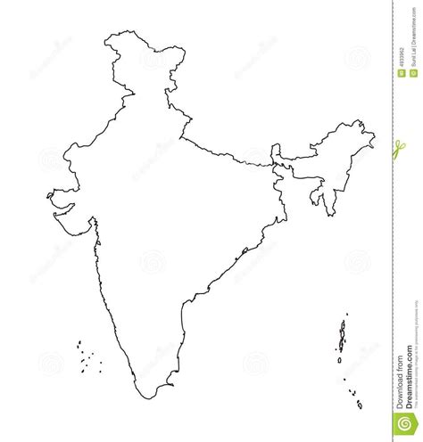 India Physical Map In A Size Inside Political Outline Map Of India Images