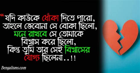 100 Best Painful Sad Bangla Breakup Sms Shayari