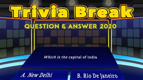 Trivia Questions General Knowledge Test Your Knowledge Games Youtube