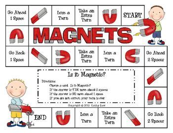 Reading worksheets and online activities. Magnets--A Science Game | Science games, First grade ...