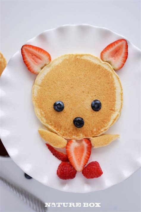 How To Make Animal Shaped Pancakes Cute Food Art Food Art For Kids
