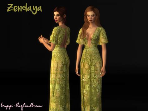 The Sims Resource Mtv 2017 Red Carpet Dresses By Laupipi Sims 4