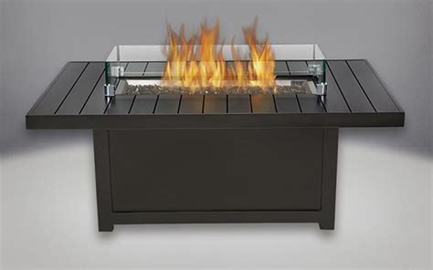 Napoleon Patioflame Natural Gas Fire Pit With Glass Ember Bed Patio Ideas
