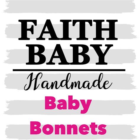 Pin By Faith Baby Inc Christian Clo On Baby Bonnets By