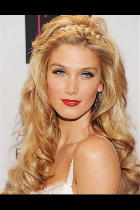 Long curly hairstyles curly hairstyles for long hair long curly hair curly hairstyles for prom curly hairstyles for women short curly hairstyles for women. Braided headband with big curls | Hair styles, Long hair ...