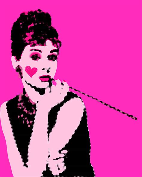 Pop Art Audrey Hepburn I Believe In Pink By Sayurixsama On Deviantart