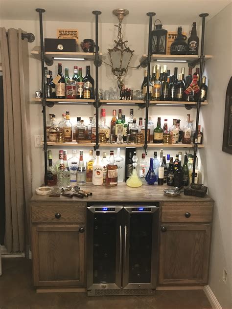 Kitchen storage can come in many forms other than traditional wall cupboards. Pin on DIY Industrial Bar, old west saloon