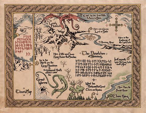 The Desolation Of Smaug That S Right The Hobbit Map Middle Earth