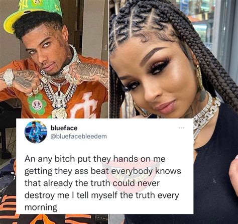 Say Cheese 👄🧀 On Twitter Blueface Responds To Chriseanrock “any