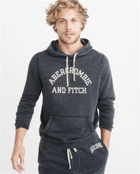 abercrombie and fitchprint logo pullover hoodie guyts abercrombieforhim hoodie