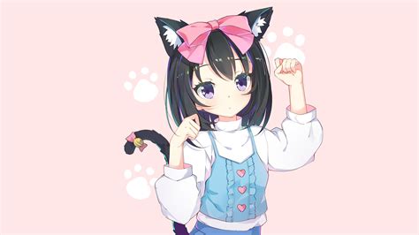 Anime Cat Girls Wallpapers Wallpaper Cave