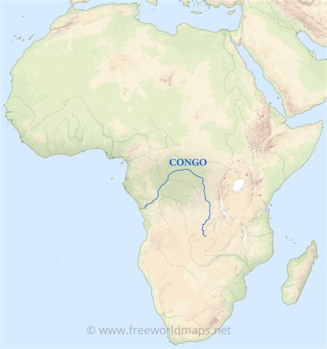Map Of Africa Nile River
