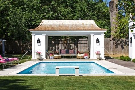 More images for house and pool drawing » Pool House Chic: Follies, Cabanas and Tents | The Well ...